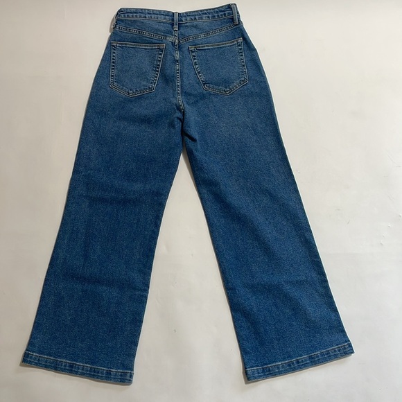 JUST BLACK DENIM high waist wide leg jeans - Picture 6 of 9